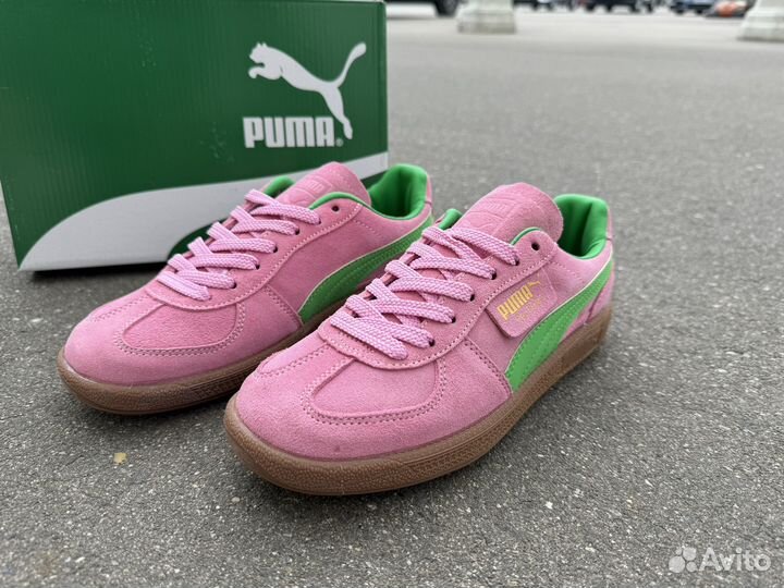 Кроссовки Puma palermo Leather розовый