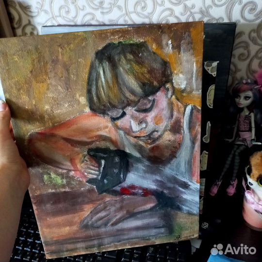 Картина акрилом на холсте