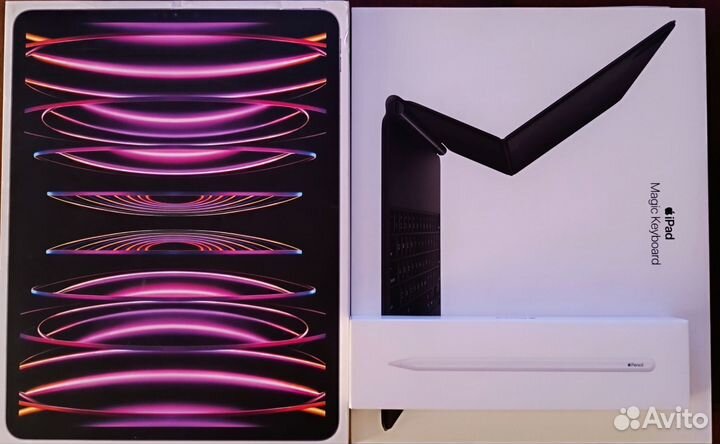 iPad pro 12.9 6- gen + magic keyboard 3 + pencil 2