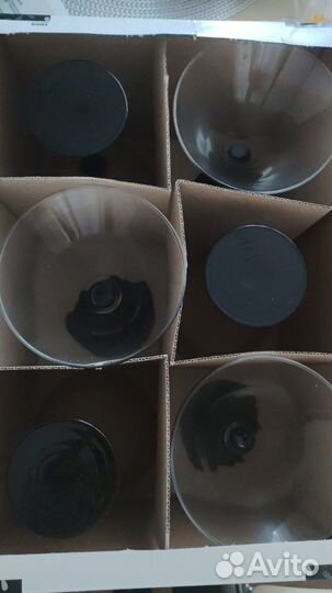 Продается новый набор бокалов для мартини