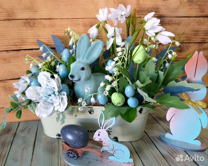 Пасхальная композиция, пасхальный декор, подарок