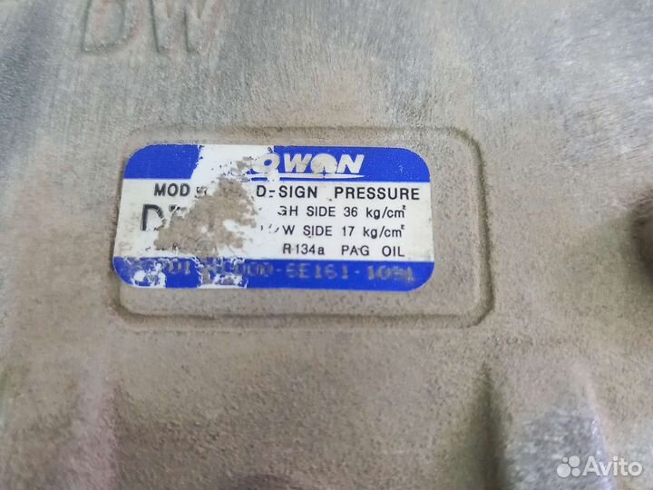 Оригинал компрессор кондиционера Киа Рио 3 77т.км