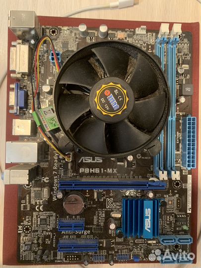 Комплект intel pentium g870 + asus P8H61-MX
