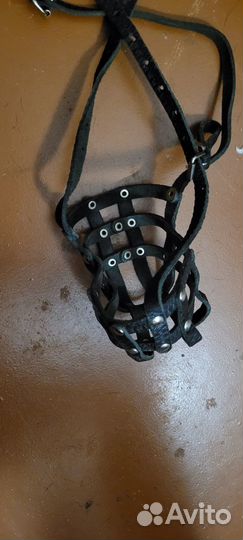 Намордник кожаный