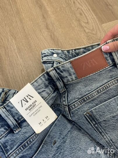 Шорты джинсовые zara с этикетками новые