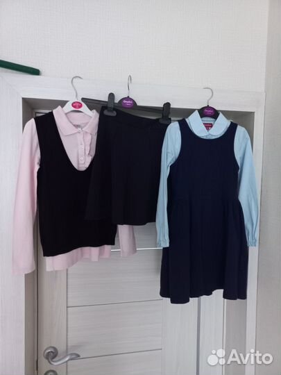 Школьная форма 122 синяя пакетом