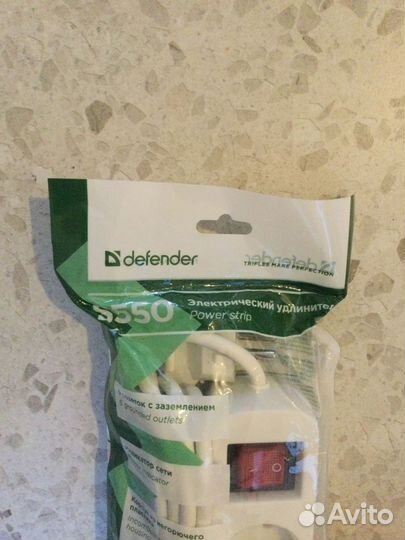 Сетевой фильтр Defender S550