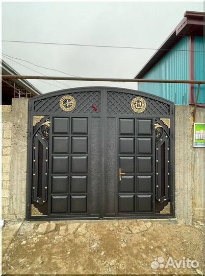 Кованые ворота под ключ