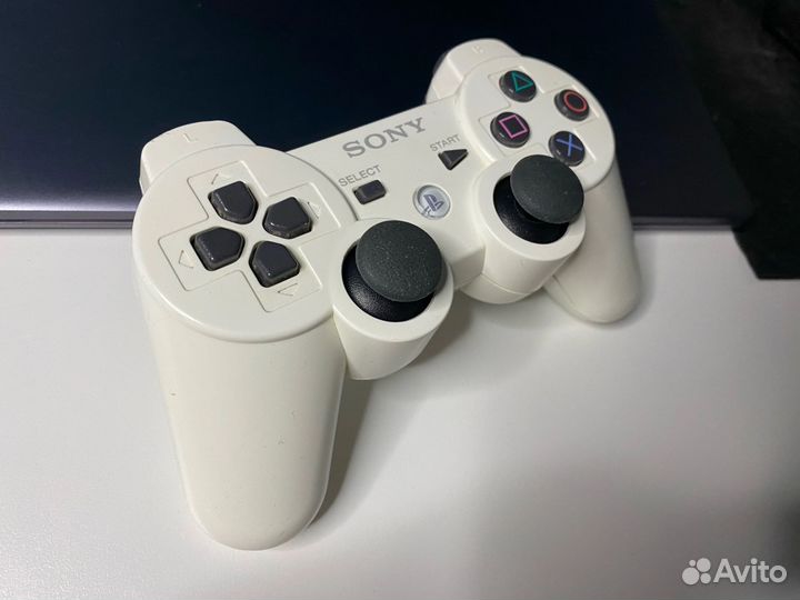Джойстик PS3 оригинальный белый