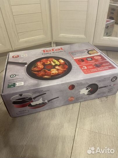 Набор посуды Tefal новый