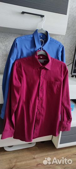 Рубашка школьная для мальчика, 140-146, 152-158