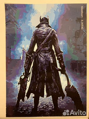Картина по номерам на холсте Bloodborn - 6 30 x 40