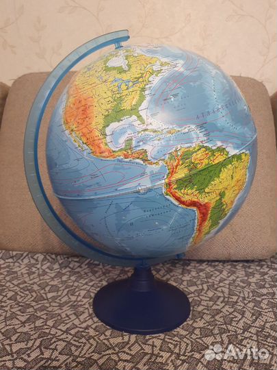 Глобус земли физический d 32см