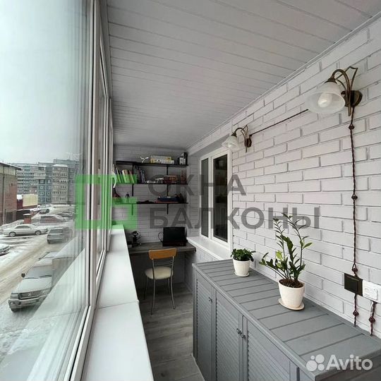 Остекление балконов в хрушевке