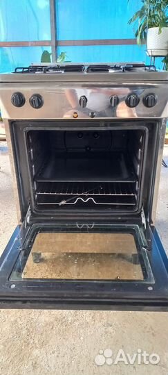 Газовая плита, с электро духовкой