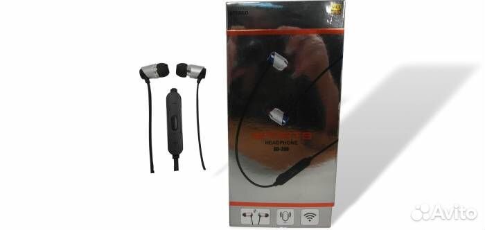 Bluetooth наушники SD-200 стерео Черные