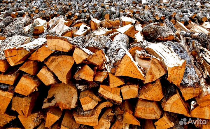 Дрова в сетках