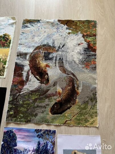 Вышитые картины.Цена за все