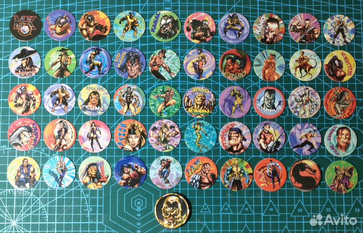 Фишки (кэпсы, caps) dunkin Mortal Kombat