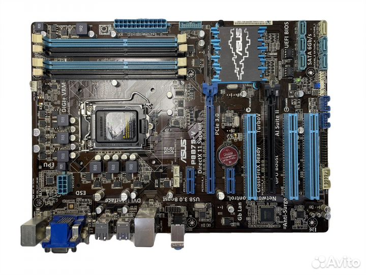 Материнская плата Asus P8B75-V Soc-1155 ATX б/у
