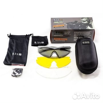 Тактические очки 5.11 / с 3 сменными линзами