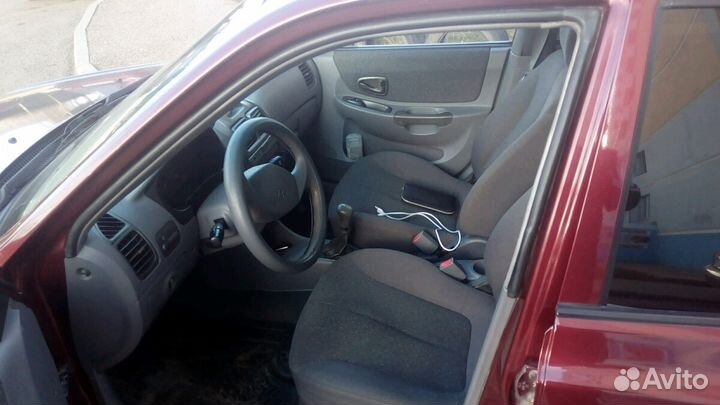 Hyundai Accent 1.6 МТ, 2007, 200 000 км