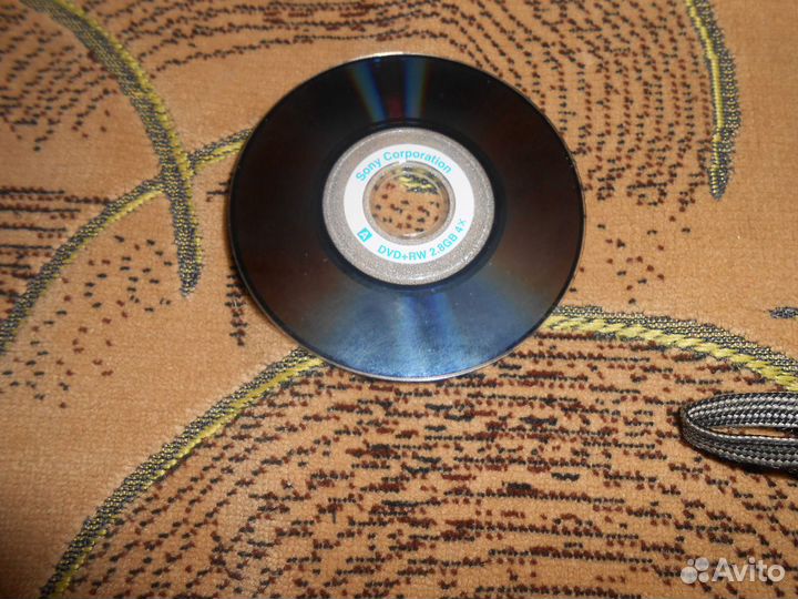 Двухсторонний DVD + RW диск sony, для видеокамеры
