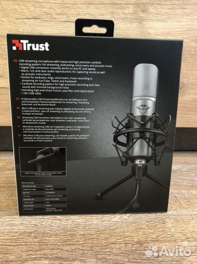 USB микрофон trust gxt 242 lance