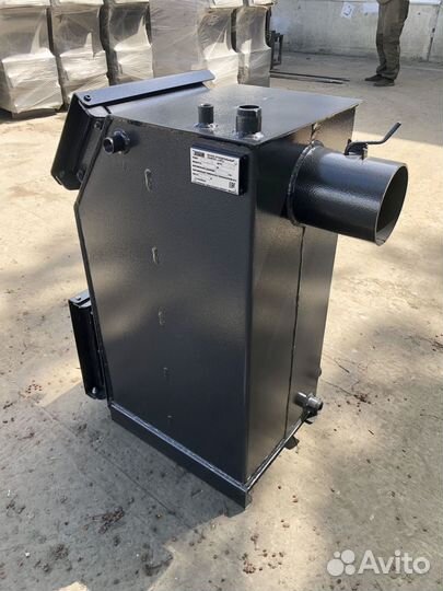 Твердотопливный котёл с увеличенной топкой