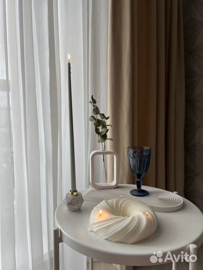 Гигантская свеча с тремя фитилями