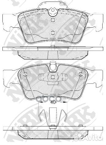 Колодки тормозные mercedes-benz W164 ML 05/W251