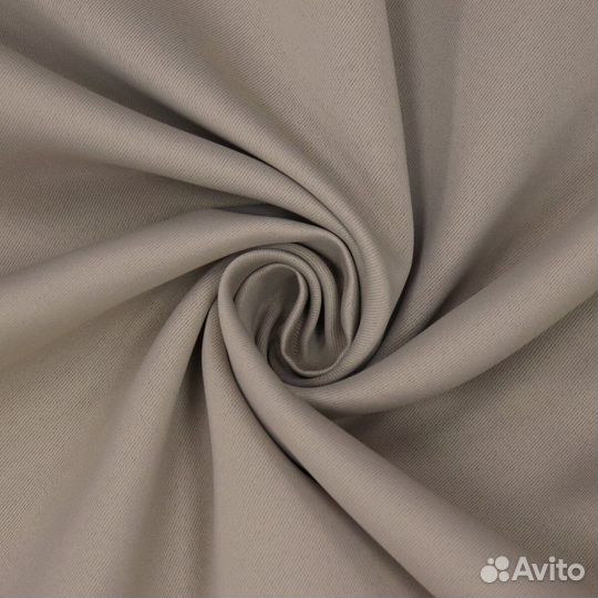 Ткань Портьерная Однотонный блэкаут Бежевый 280 см