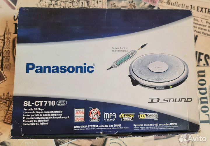 CD плеер Panasonic SL-CT710. Made in Japan