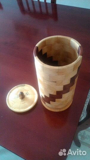 Деревянные банки для продуктов ручной работы