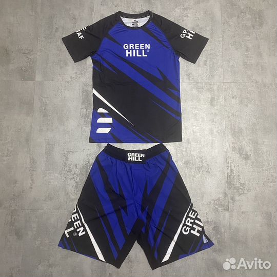 Комплект шорты и футболка green hill blue