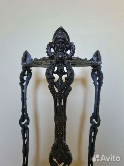 Ажурная чугунная этажерка, каслинское литьё