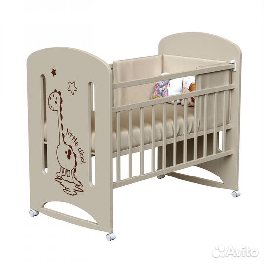 Dino (вдк)\ кроватка (колесо, качалка)