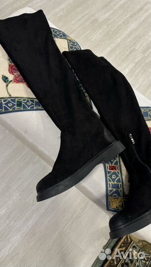 Сапоги высокие ботфорты 40