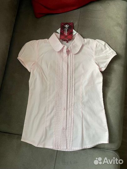 Рубашка школьная для девочки 122
