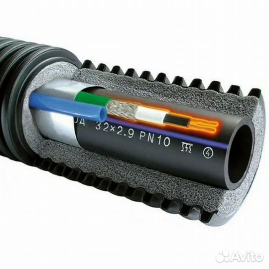 Кабель саморегулирующийся 8м 128Вт на трубу