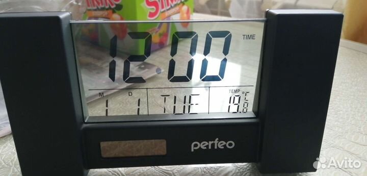 Perfeo City pf-s 2056 black электронные часы