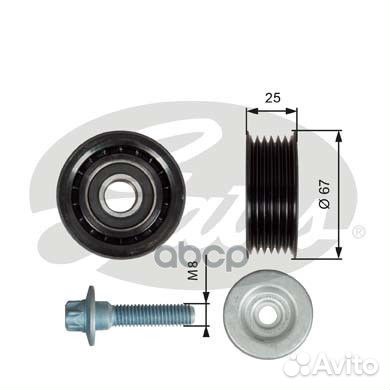 Ролик обводной приводного ремня T36619 Gates