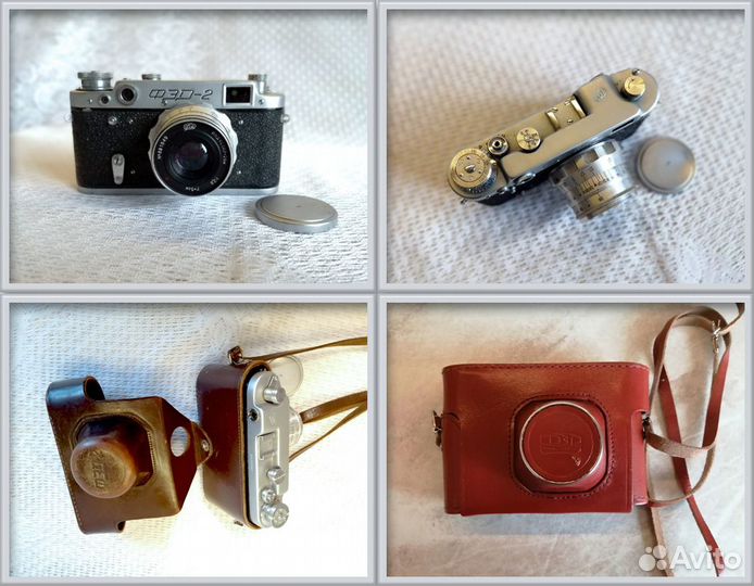 Фэд-2 Фэд-5 Зенит 11 объектив Гелиос 44М с футляро