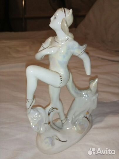 Статуэтка Балерина Женщина кошка дфз Вербилки СССР