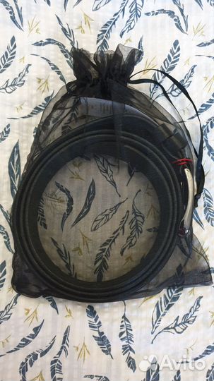 Ремень мужской кожаный новый