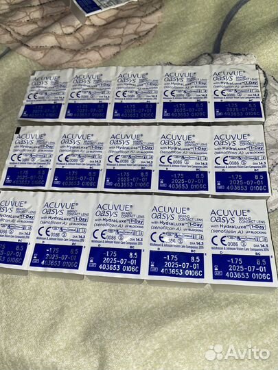 Линзы acuvue oasys однодневные
