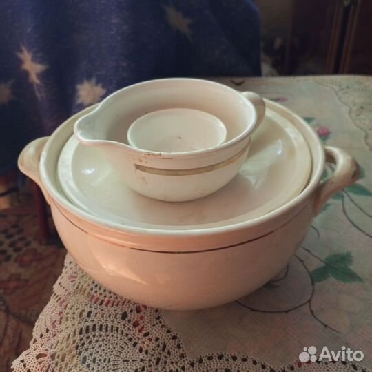 Фарфоровая супница СССР