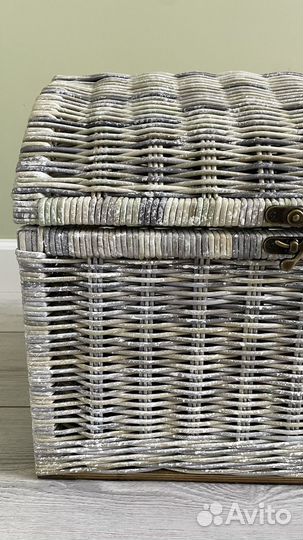 Сундук плетеный