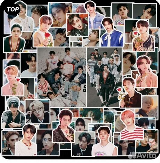 Наклейки kpop Stray kids, 100шт, новые, в упаковке