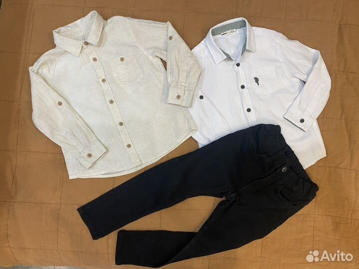 Рубашка Mango,брюки H&M 104 мальчику